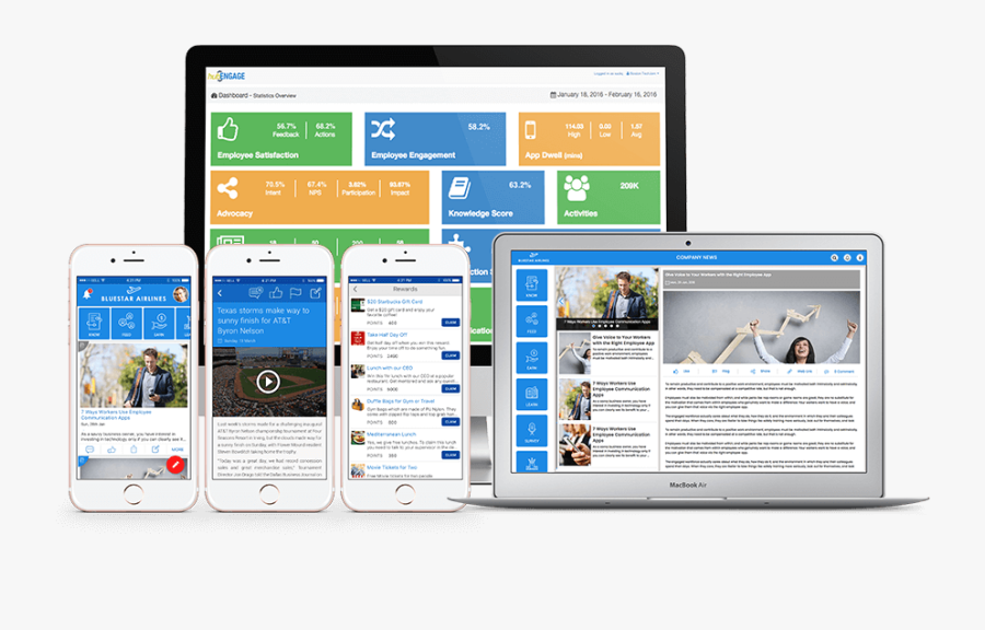 Mobile Employee Communications Platform For Airlines - Hospital App For Employees, Transparent Clipart