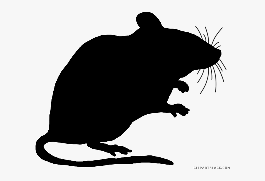 Clipart Rabbit Mouse - Mouse Clipart Silhouette, Transparent Clipart