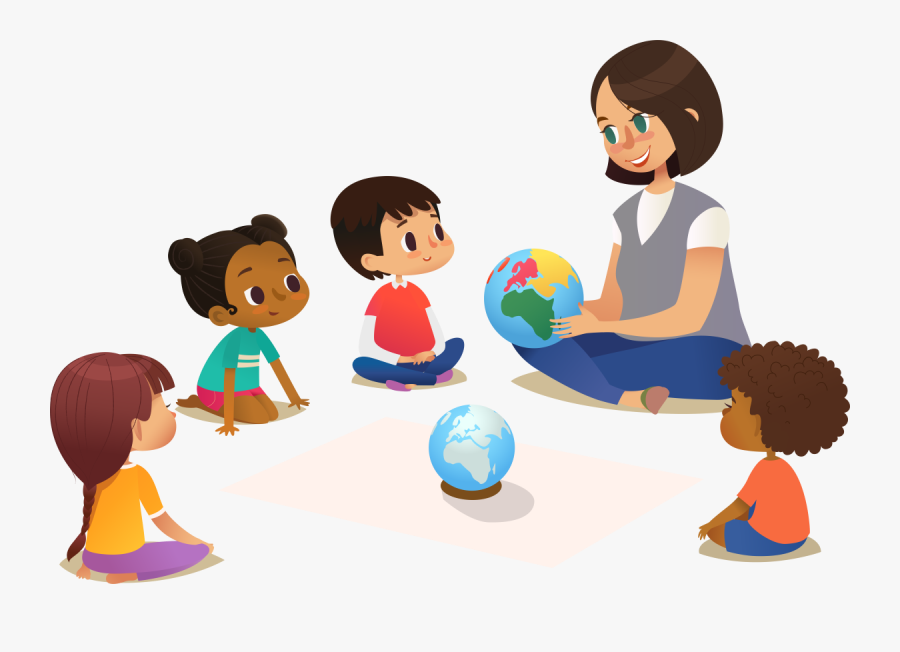 Teacher Pupils Eal - Montessori Clipart, Transparent Clipart