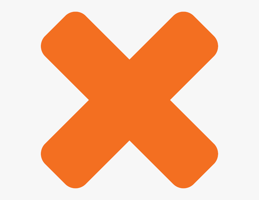 Red X, Transparent Clipart