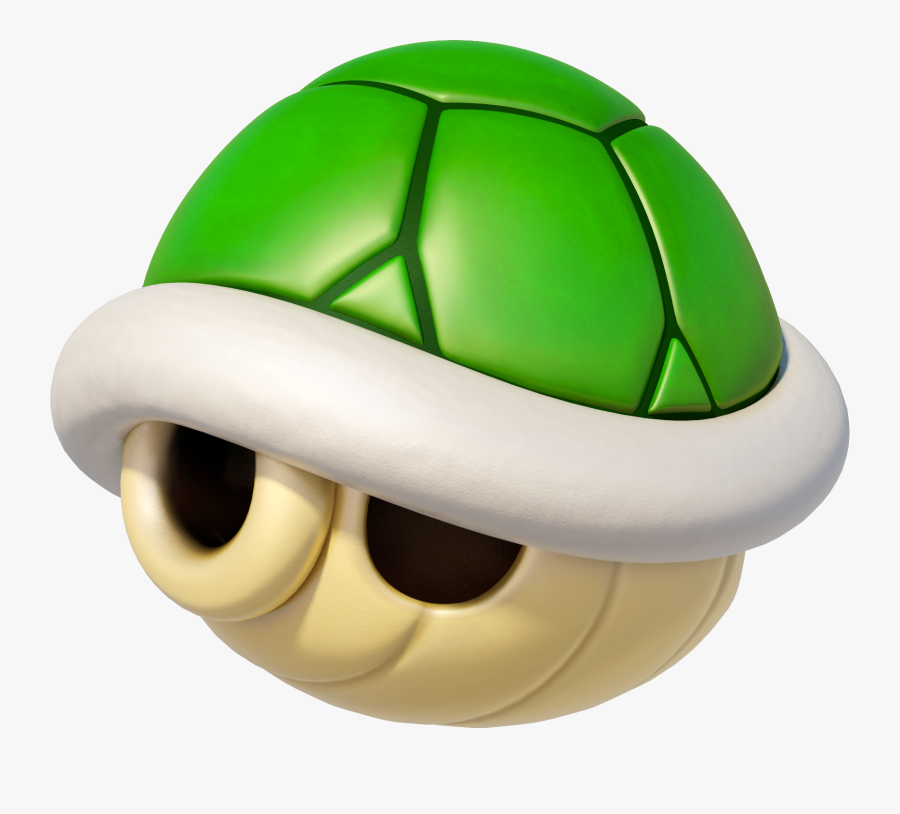Blue Shell Mario Kart 8 - Green Turtle Shell Mario, Transparent Clipart
