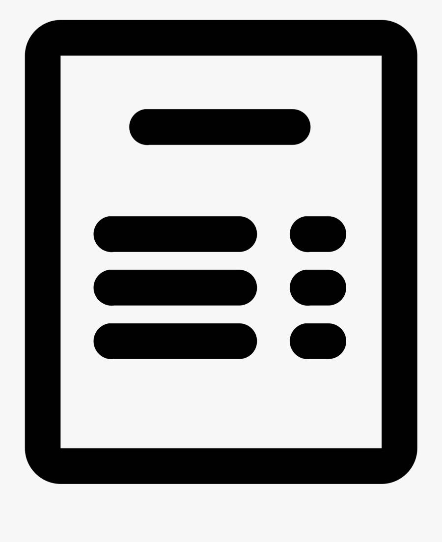 Straight Horizontal Line Png Bills Icon Png- - Bills Icon, Transparent Clipart