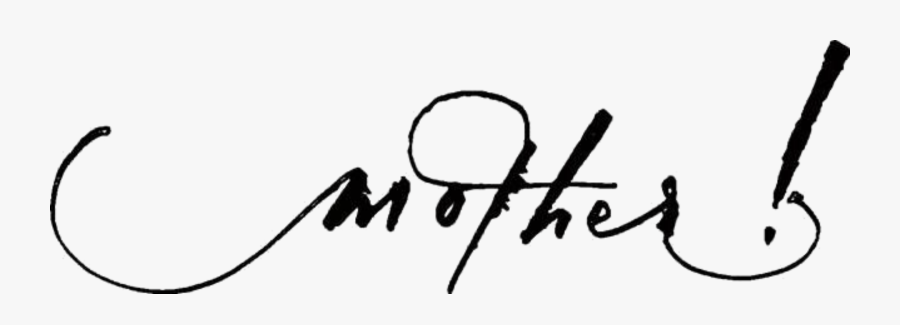 Horizontal Black Line Png - Mother Movie Text, Transparent Clipart
