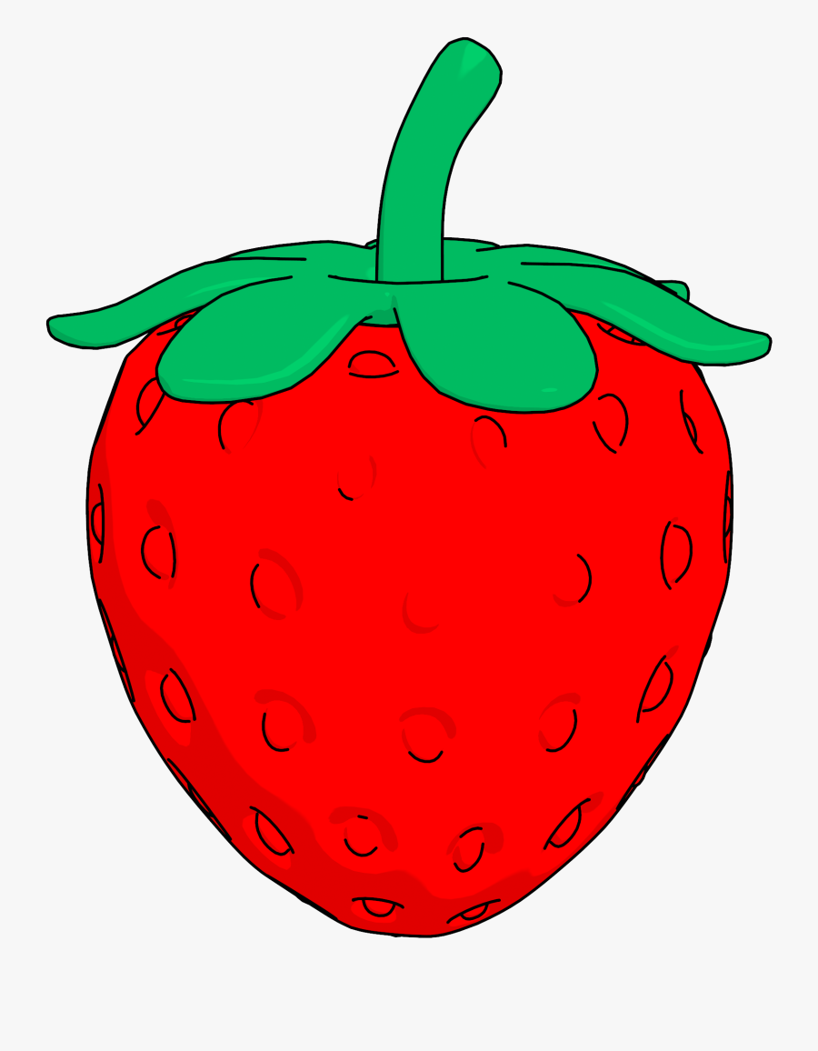 Line Strawberry Clipart Png, Transparent Clipart