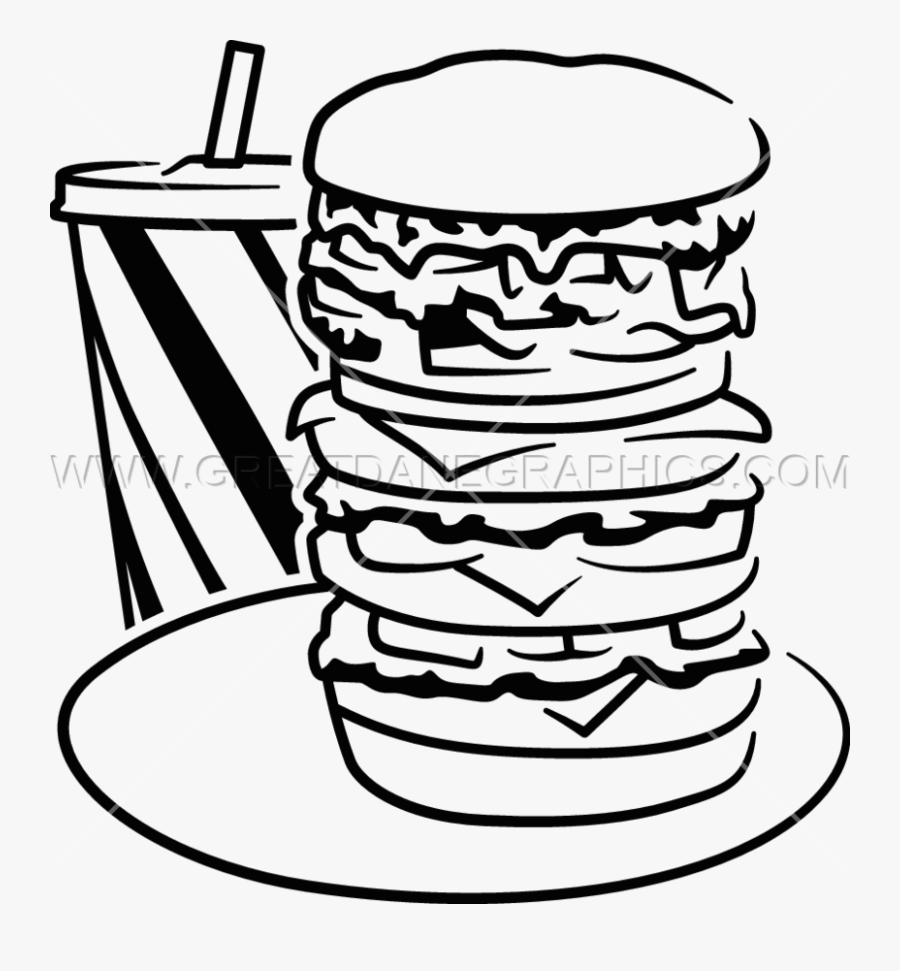 Super Burger Production Ready - Clip Art, Transparent Clipart