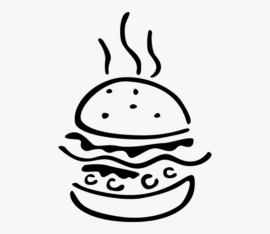 Vector Illustration Of Fast Food Hamburger Meal In, Transparent Clipart