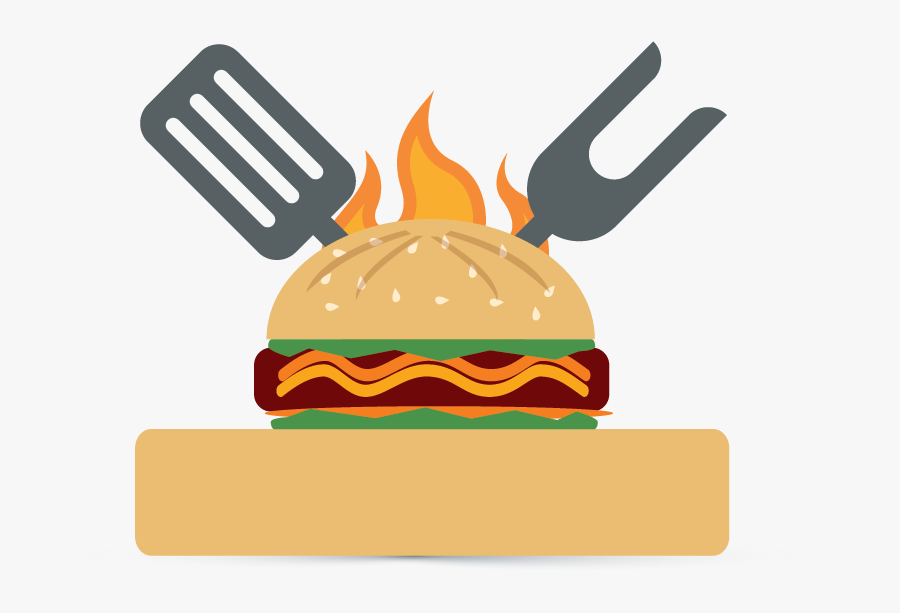 Burger Clipart Logo Design Png - Burger Logo Design Png, Transparent Clipart