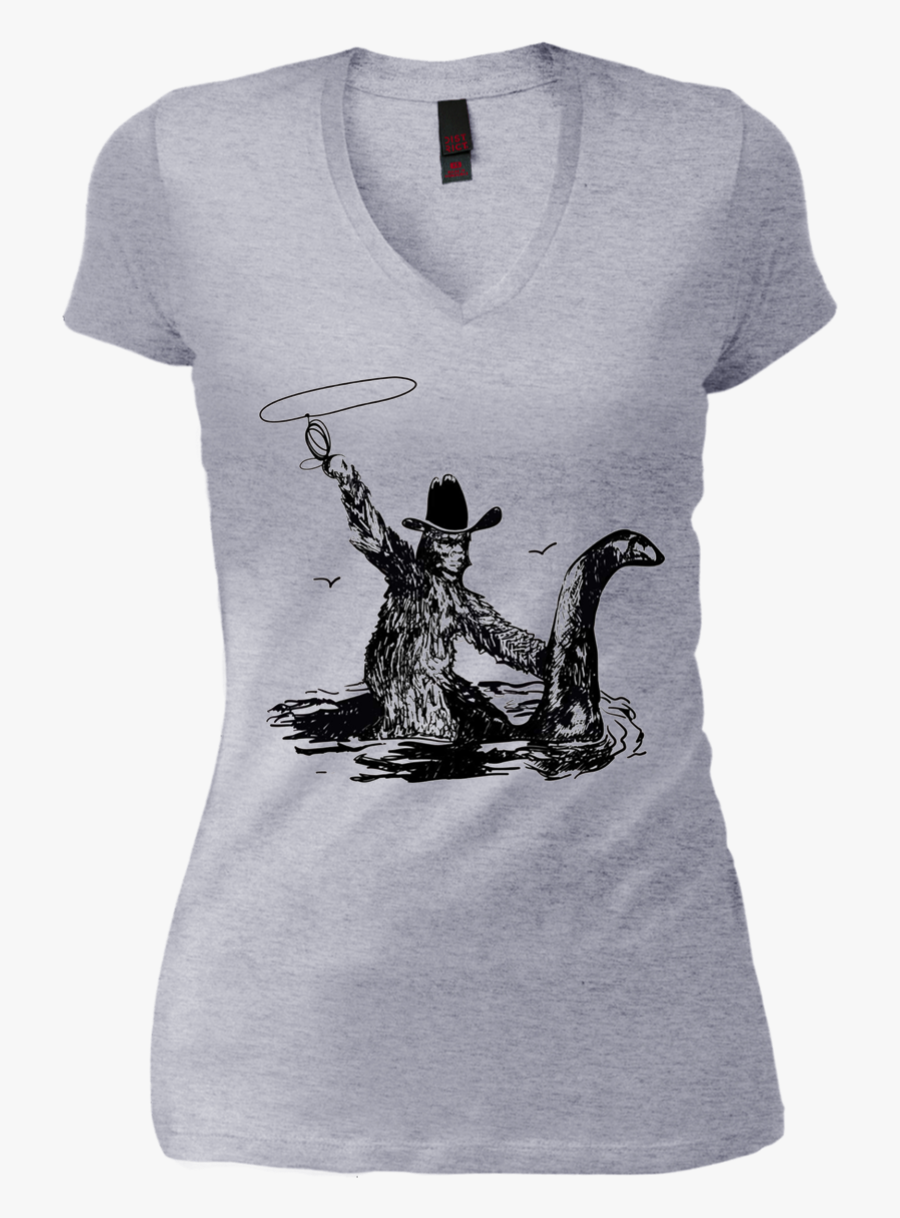 Bigfoot Riding On Nessie Loch Ness Monster On Sasqua - Independence Day 4th Of July Snoopy, Transparent Clipart