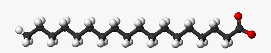 Fatty Acid Ball And Stick, Transparent Clipart