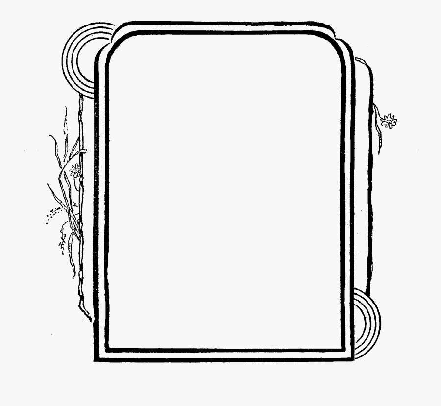 My Favorite Digital Frame Image Is The Third Frame - Line Art, Transparent Clipart