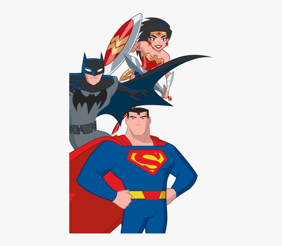 Free Kid Superhero Clipart - Justice League Action Run Batman, Transparent Clipart
