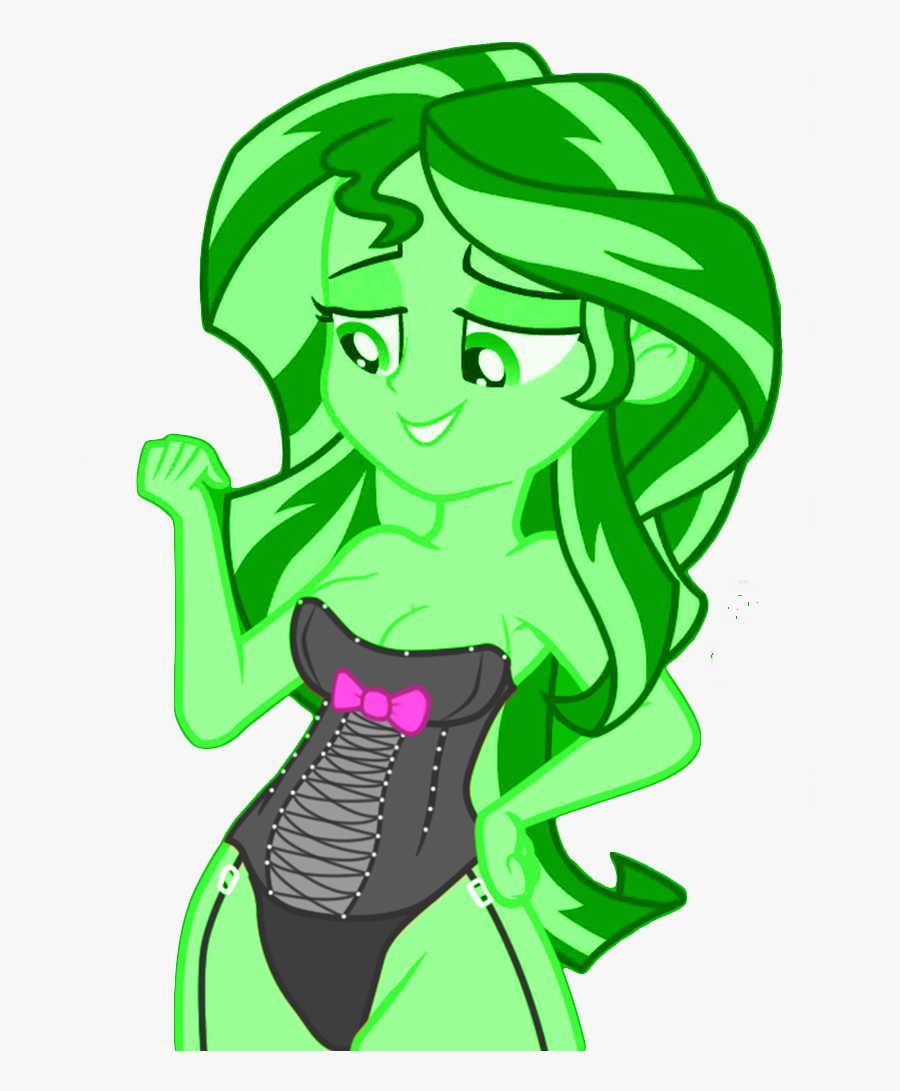 Transparent Girl Putting On Clothes Clipart - Mlp Eqg Sunset Shimmer, Transparent Clipart