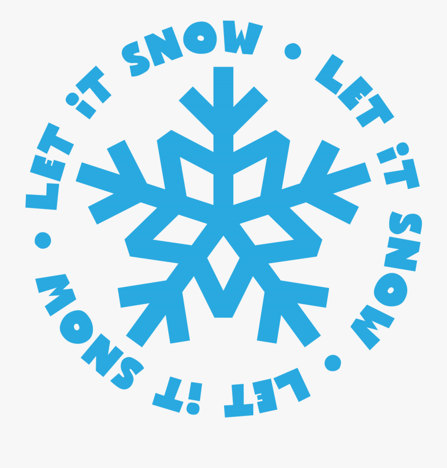 Let It Snow Svg - Snowflakes Layout, Transparent Clipart
