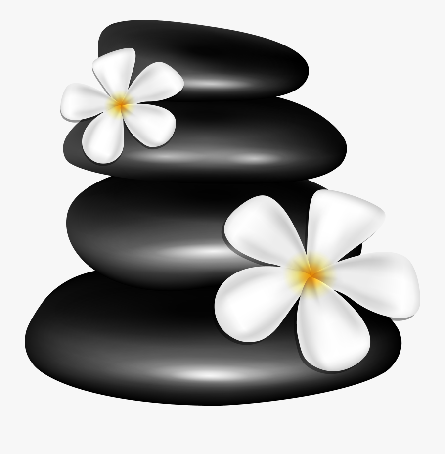 Spa Stones With White - Spa Clip Art, Transparent Clipart