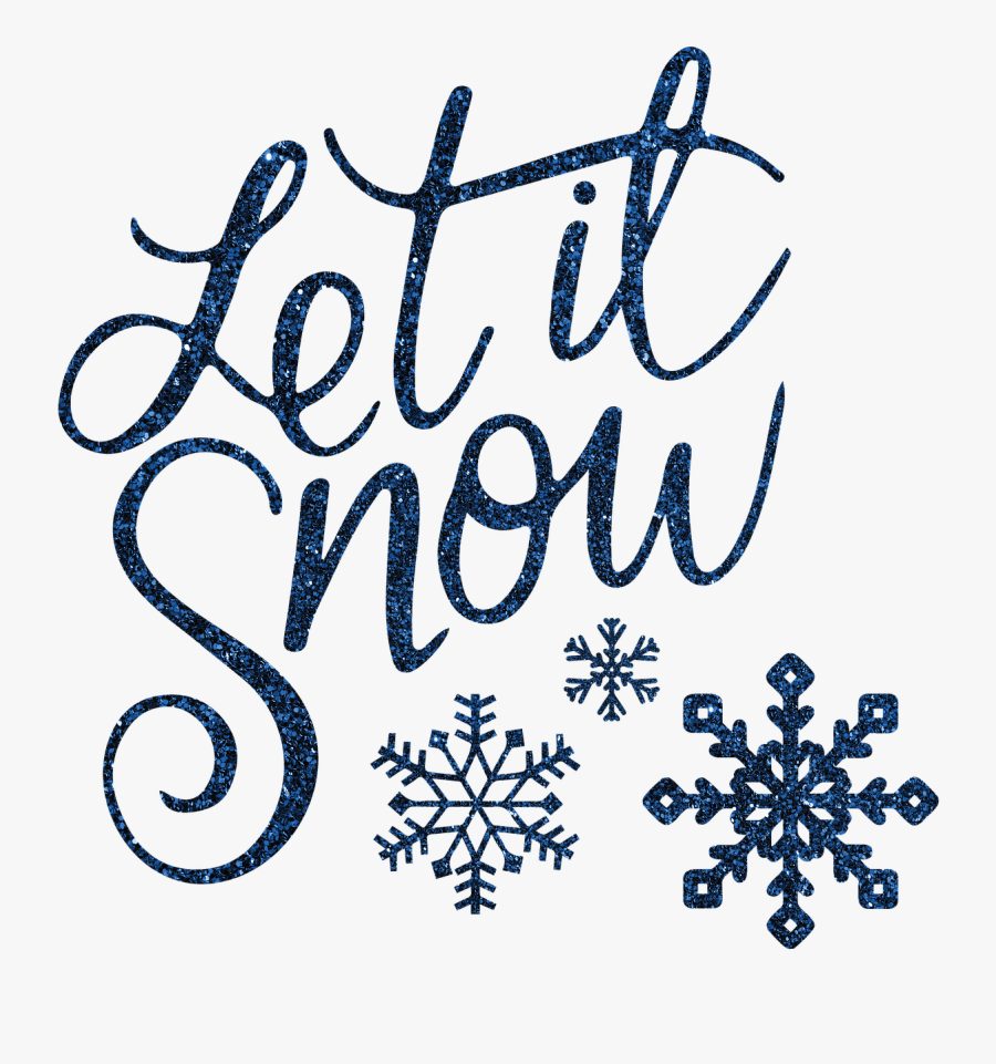 Transparent Christmas Snow Png - Let It Snow, Transparent Clipart