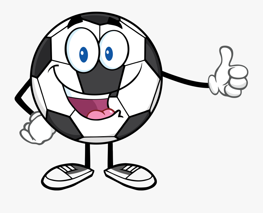 Joshua Slept Like A Dream After Your Last Camp Clipart - Clip Art Soccer Ball Cartoon, Transparent Clipart