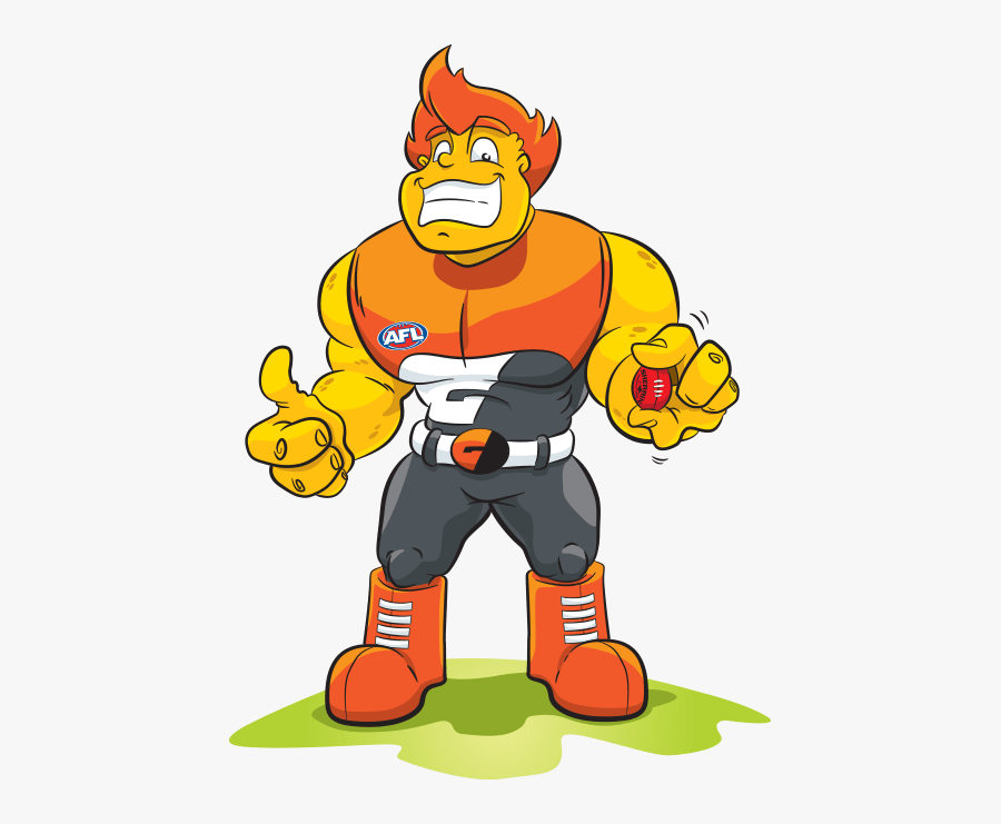 Gws Giants Mascot, Transparent Clipart
