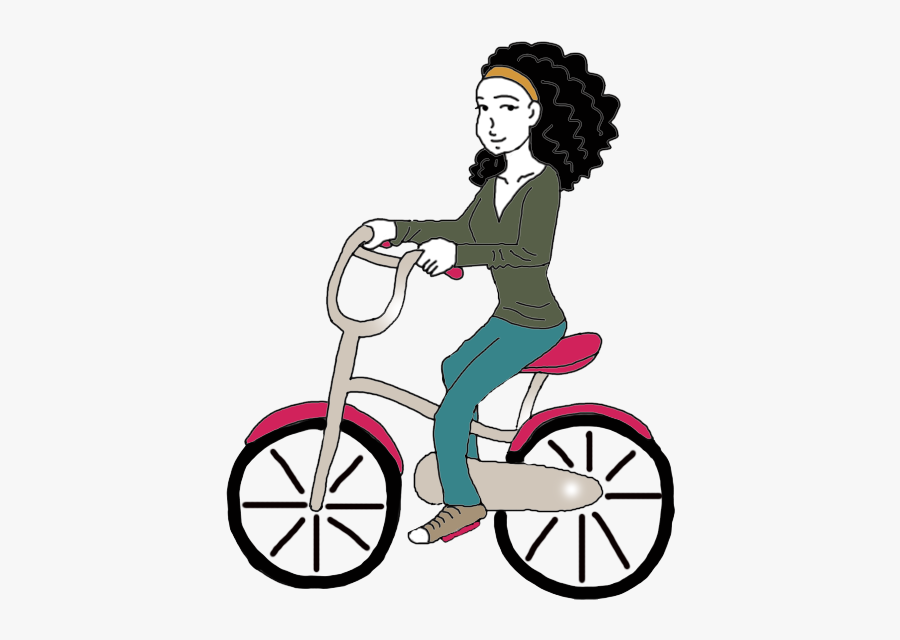 Cycling In Dreams - Rides A Bike, Transparent Clipart