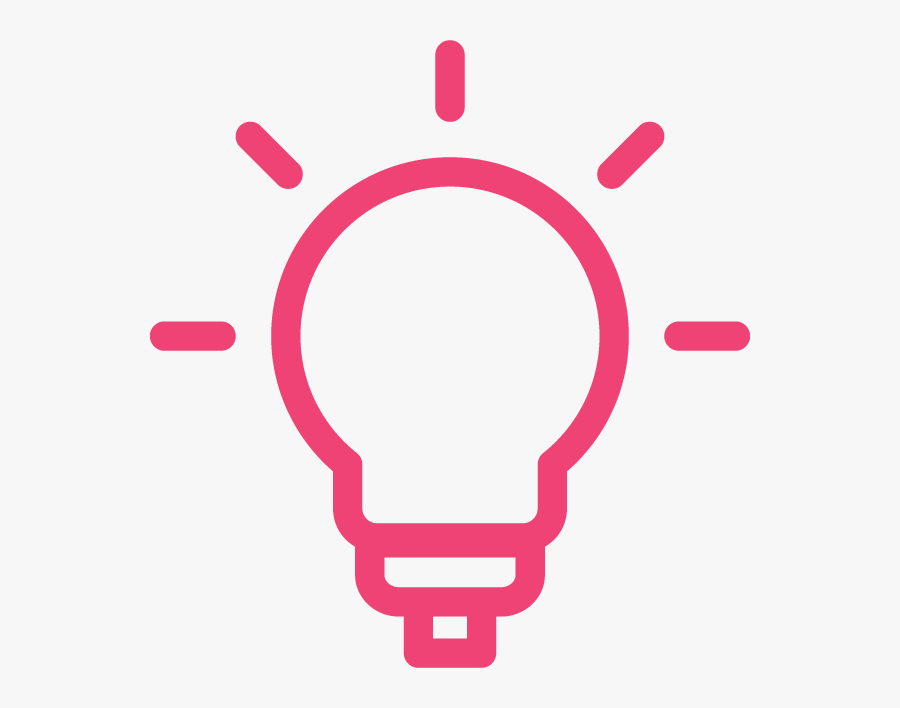 Lightbulb-punch - Outline Of A Sunset, Transparent Clipart