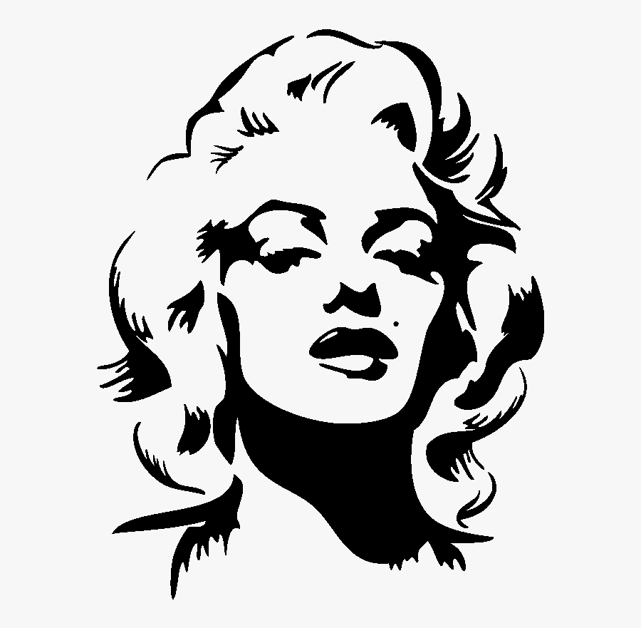 Transparent Marylin Monroe Clipart - Marilyn Monroe Simple Drawing, Transparent Clipart