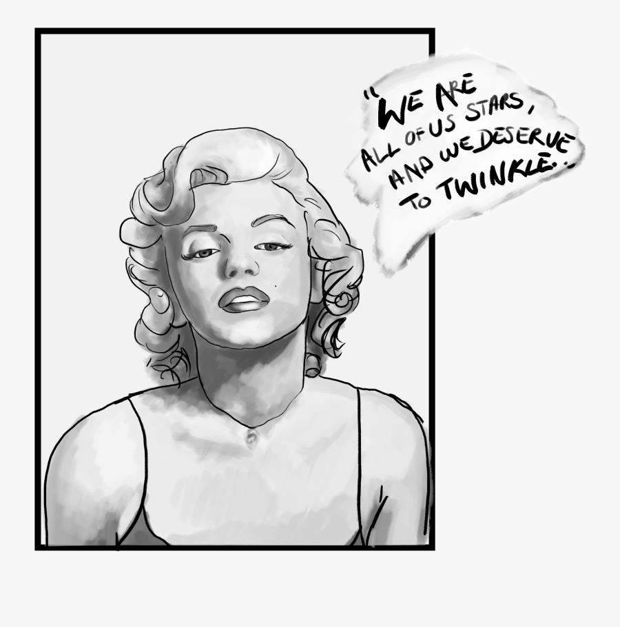 So What Gives Monroe - Marilyn Monroe Feminist Art, Transparent Clipart