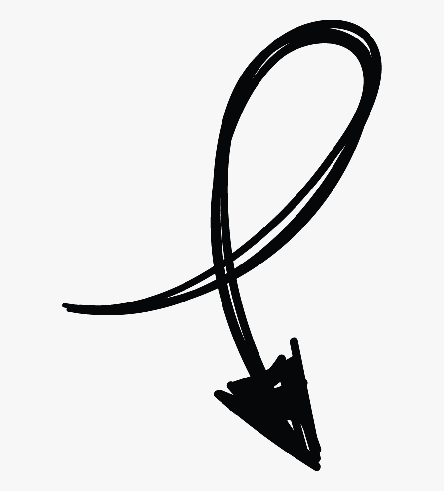 Double Line Cross Arrow Doodle Clipart , Png Download - Arrow Clip Art Doodle, Transparent Clipart