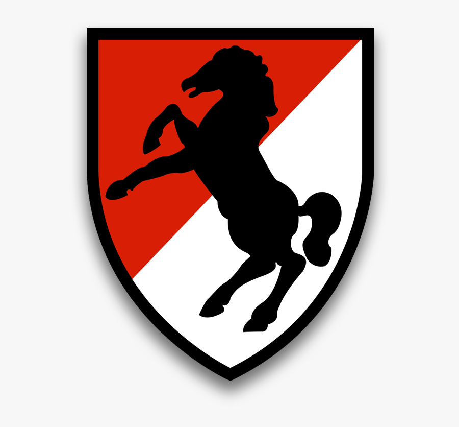 2iconshadow - 11th Armored Cavalry Patch, Transparent Clipart
