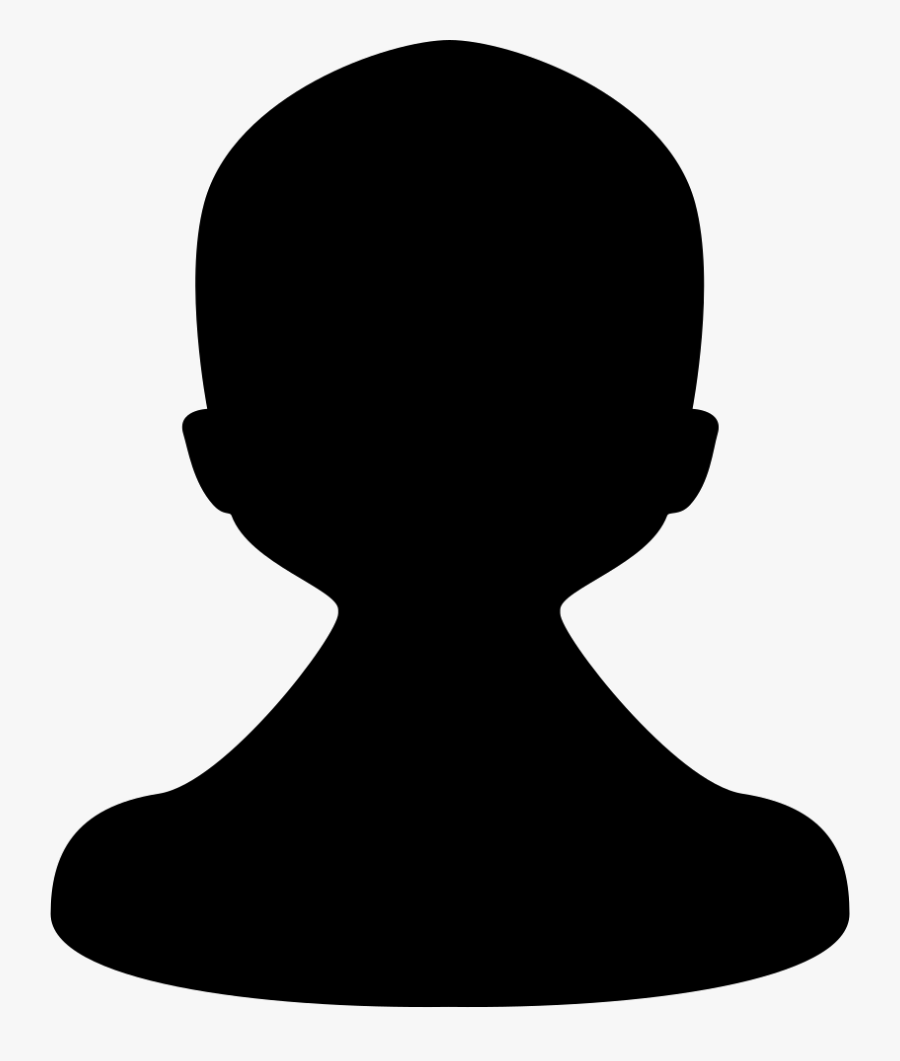 Png File Kid Head Silhouette Png - Generic Person Silhouette Icon, Transparent Clipart