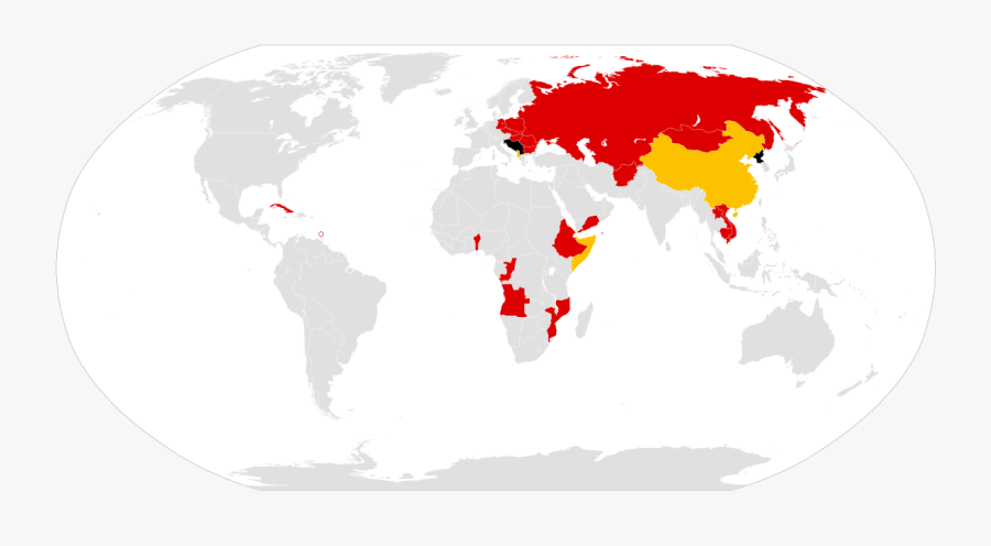 Sino Soviet Split Map, Transparent Clipart