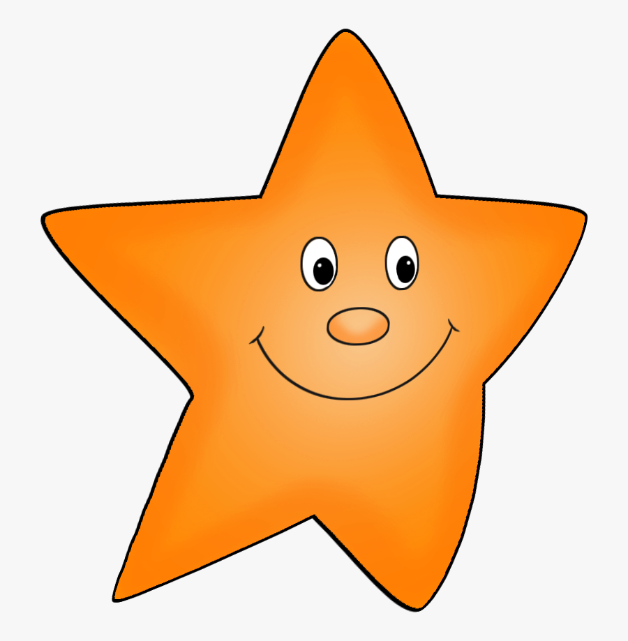 Orange Flying Star Drawing - Clip Art, Transparent Clipart