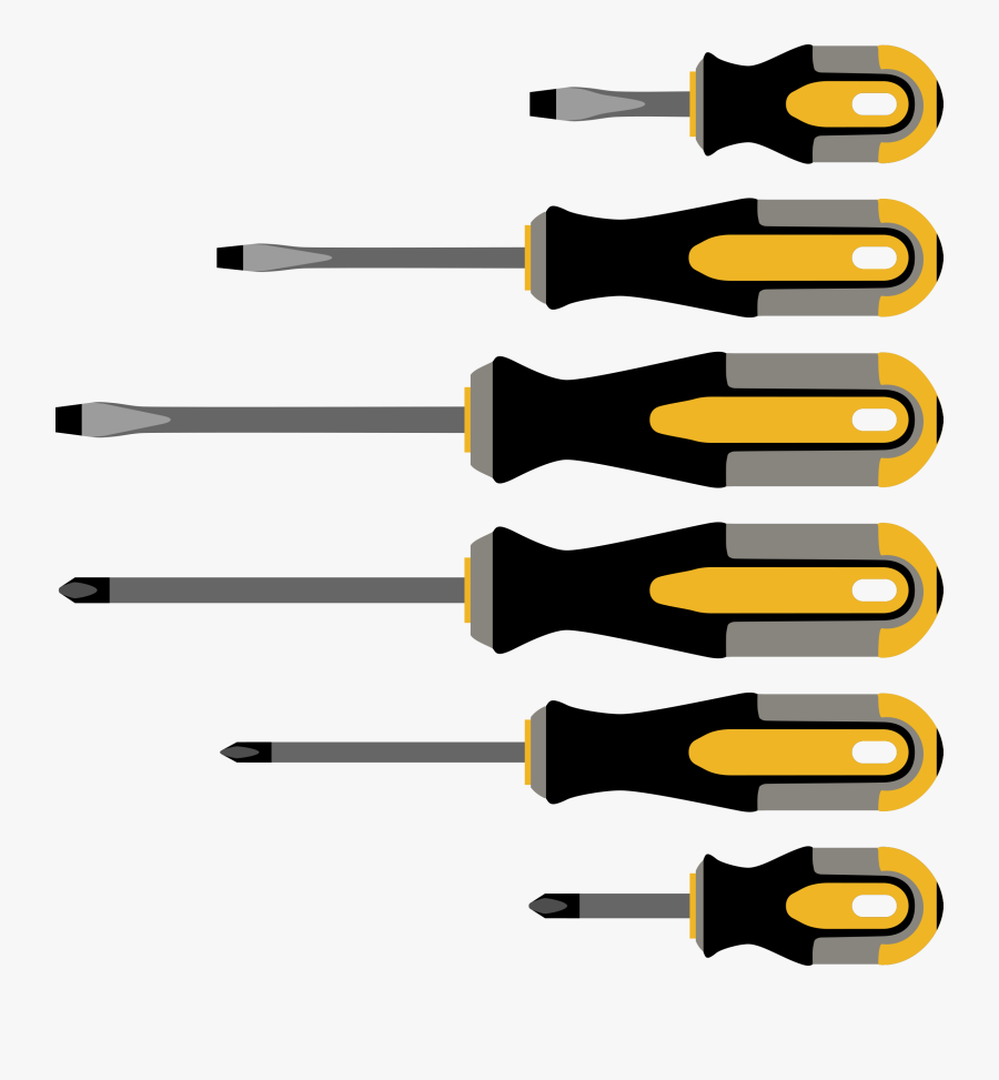 Screwdrivers Icons Png Free - Electrical Tools Clip Art, Transparent Clipart