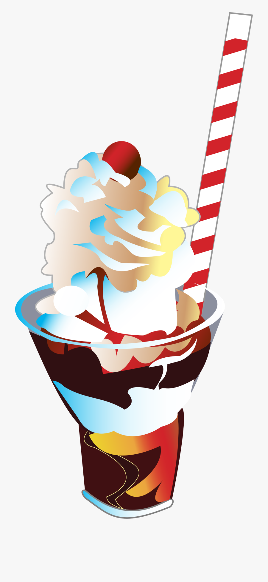 Desserts Clipart Different - Knickerbocker Glory Transparent, Transparent Clipart