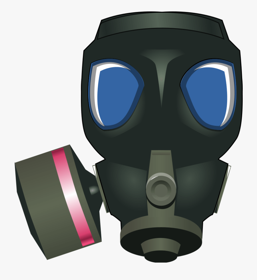Gas Mask Clipart, Vector Clip Art Online, Royalty Free - Gasmaske Clipart, Transparent Clipart