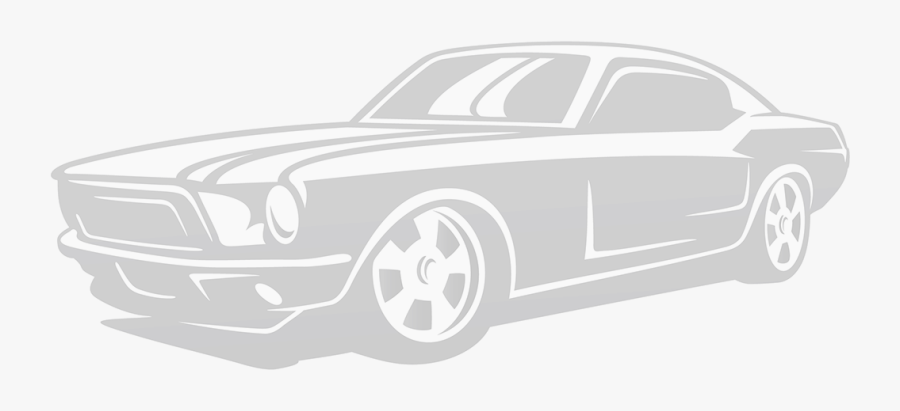 Clipart Car 2015 Mustang - Car Png Silhouette White, Transparent Clipart