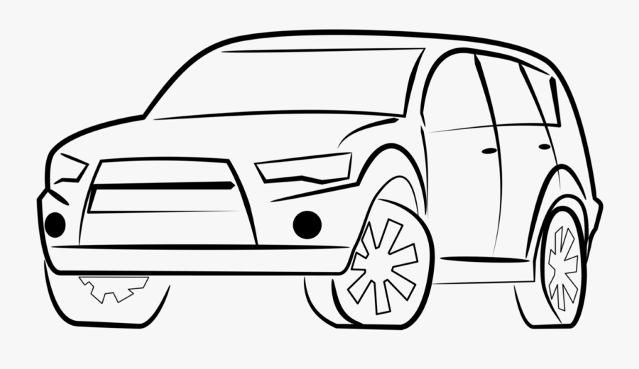Car Coloring Book Ford Gt Sport Utility Vehicle Ferrari - Carro Para Colorir E Imprimir, Transparent Clipart