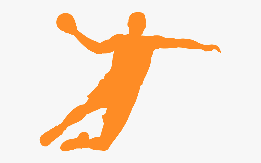 Handball Silhouettes, Transparent Clipart