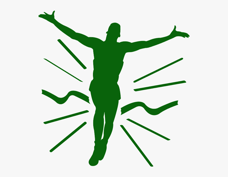 Winning Silhouette, Transparent Clipart