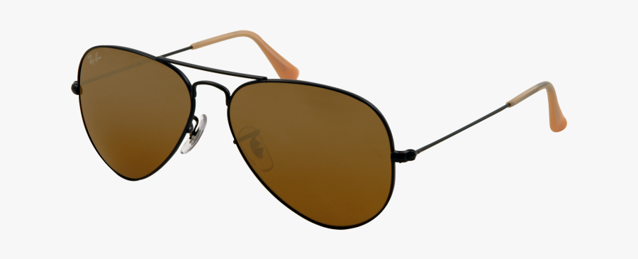 Aviator - Sunglasses - Png - Ray Ban Aviator 55mm Black, Transparent Clipart