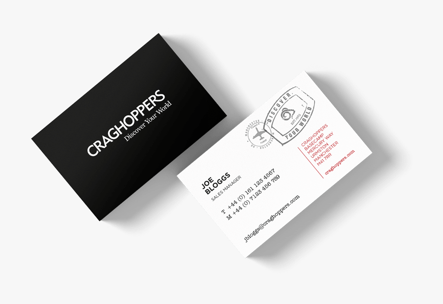 Clip Art Mock Up Business Card - Restaurant Business Card Minimal, Transparent Clipart