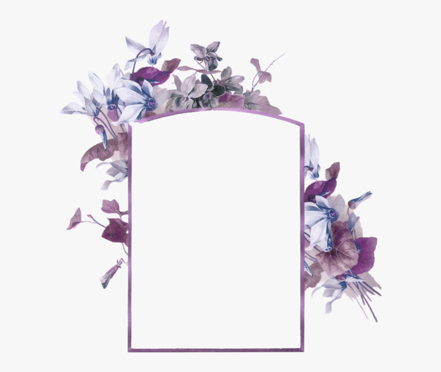 Bee Paper Picture Frame Flower Business Card - Flower Borders And Frames, Transparent Clipart