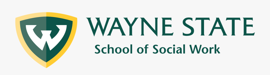 Wayne State University School Of Social Work Logo - Wayne State School Of Social Work, Transparent Clipart