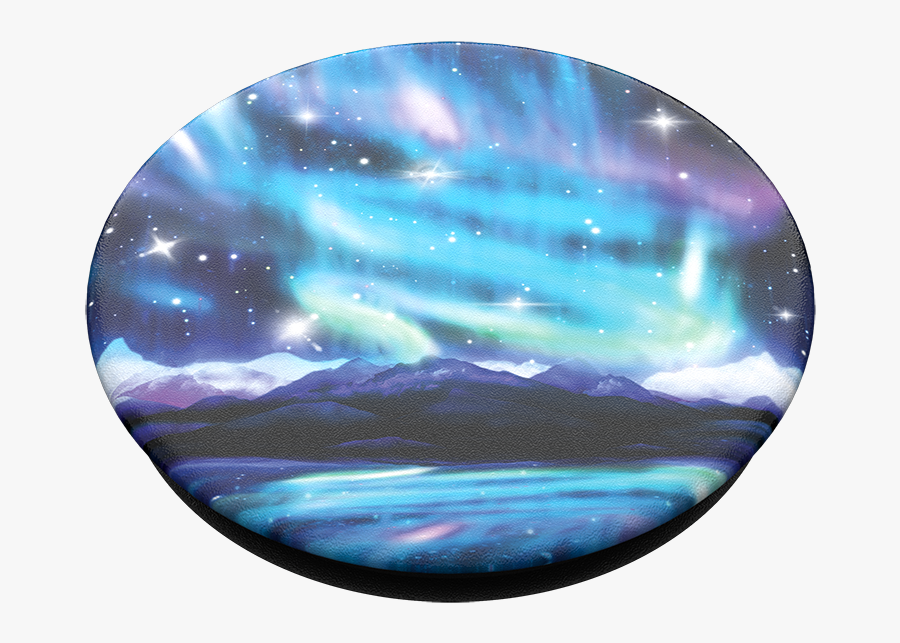 Northern Lights Popsocket, Transparent Clipart