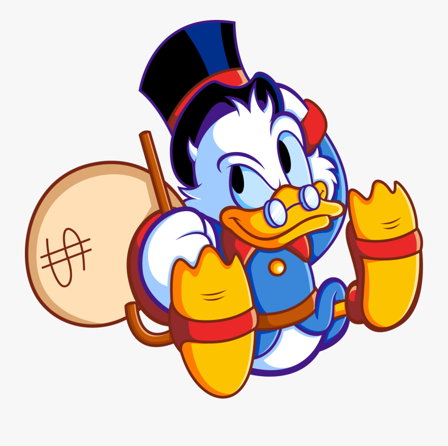 Scrooge Mcduck Money Bag Clipart , Png Download - Scrooge Mcduck Money Bag, Transparent Clipart