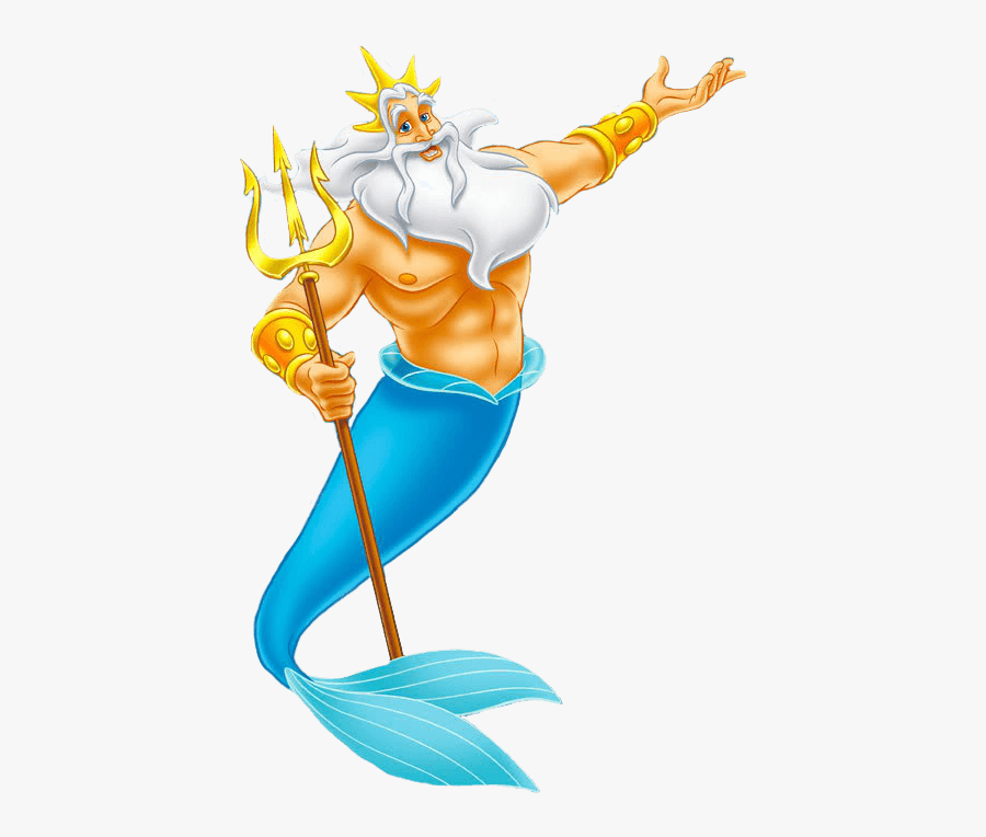 Lou Monogram Letter Clipart - King Triton Little Mermaid, Transparent Clipart