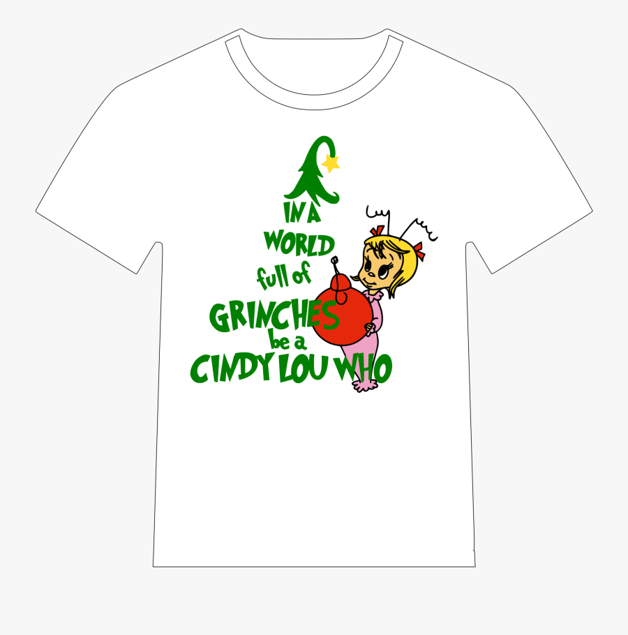 Cindy Lou Who "have A Very Merry Christmas - Cindy Lou Who Coloring Pages, Transparent Clipart