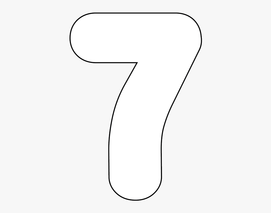 Clipart Black And White Number, Transparent Clipart