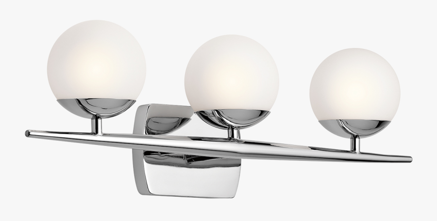 Transparent Wall Sconce Png - Bathroom Lights With 3 Lights, Transparent Clipart