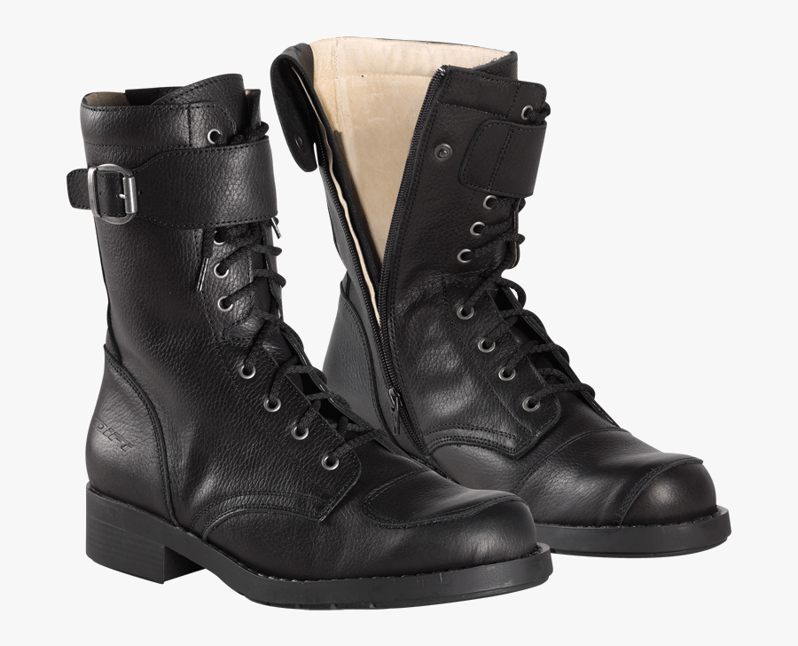 Transparent Combat Boots Clipart - Combat Biker Boots Men, Transparent Clipart
