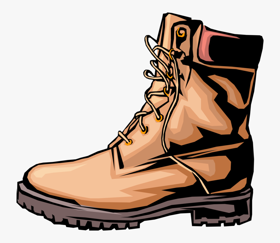 Work Vector Image Illustration - Boot Clip Art, Transparent Clipart