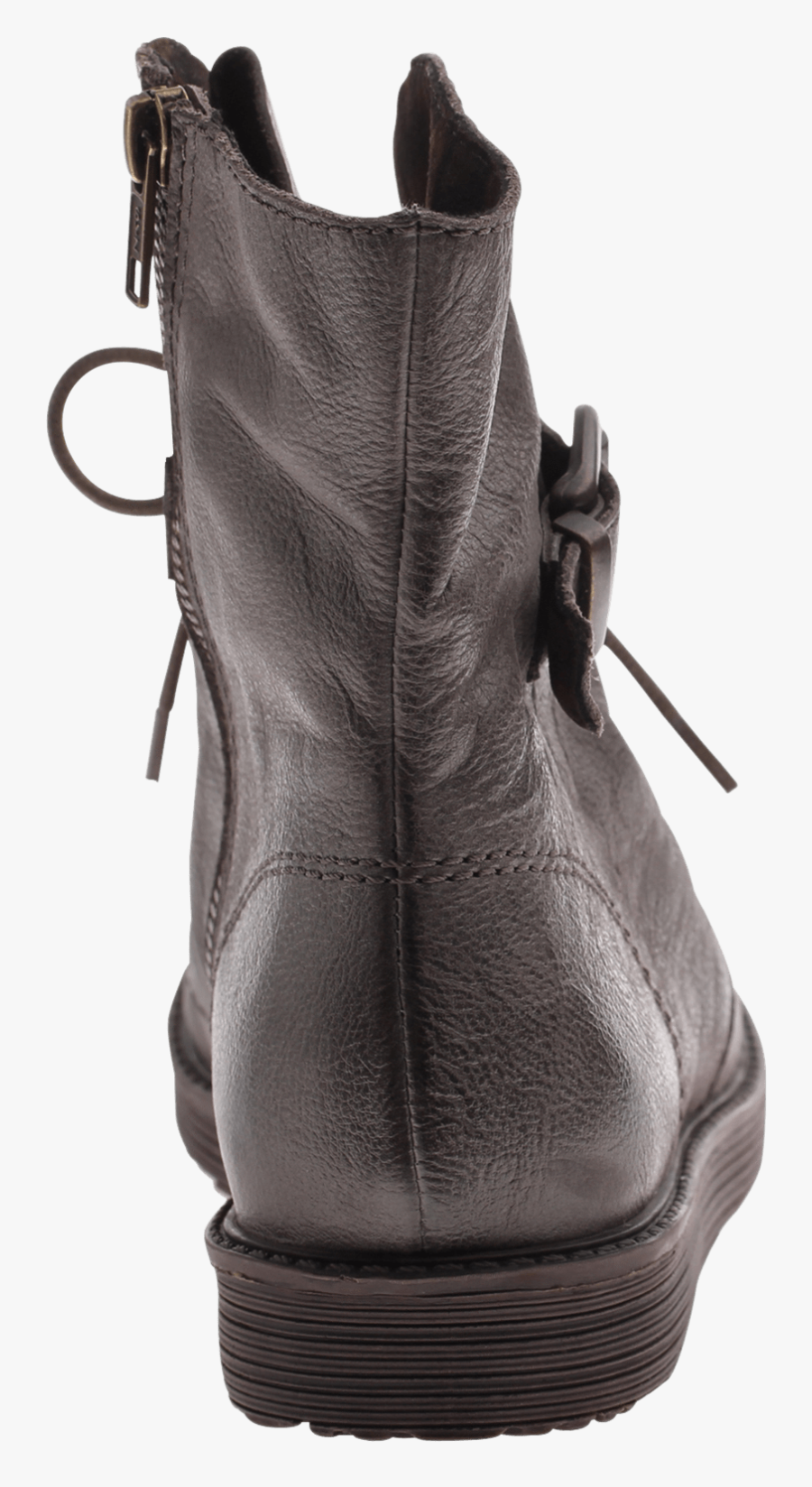 Women"s Leather Combat Boot Brentsville In Cement Back - Snow Boot, Transparent Clipart